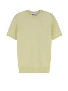 Alpha Studio Short-Sleeve Knitted Top