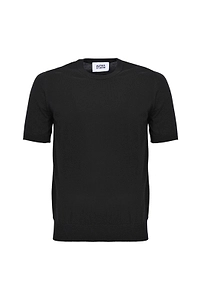 Alpha Studio Short-Sleeve Knitted Sweater