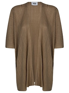 Alpha Studio Short Sleeved Open-Front Cardigan