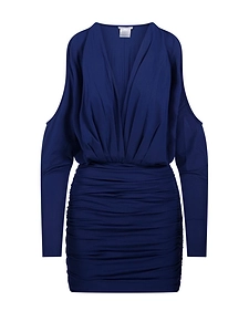 AmazuÌN Oliusa Draped Cut-Out Mini Dress