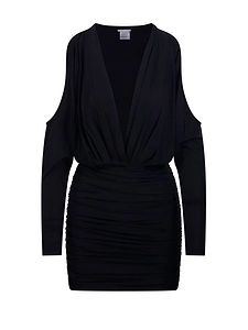 AmazuÌN Olivia Draped Mini Dress