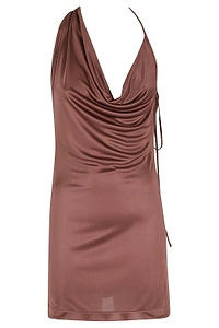 AmazuÌN Ravus Draped Mini Dress