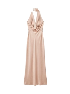AmazuÌN Draped Halterneck Dress