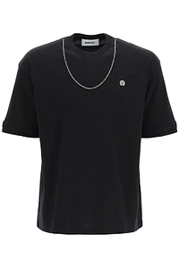 Ambush Chain Collar Detailed Crewneck T-Shirt