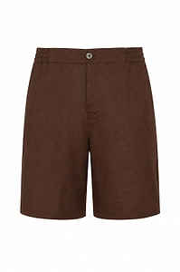 Alpha Studio Tailored Elastic-Waist Shorts