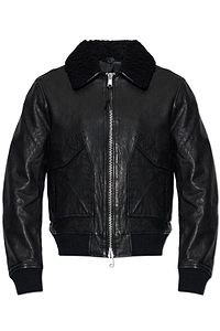 Allsaints Vaucluse Shearling Collar Jacket
