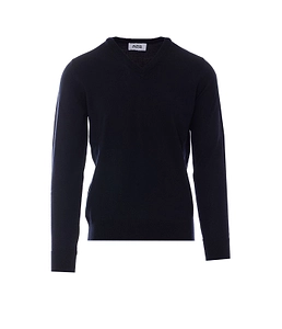 Alpha Studio V-Neck Knitted Sweater