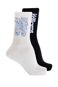 Allsaints X Williams 2 Pack Logo Socks