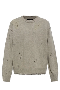 Allsaints Wolf Distressed Knitted Sweater