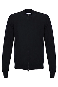Alpha Studio Zip-Up Knitted Jacket
