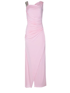 Amen Draped One-Shoulder Dress