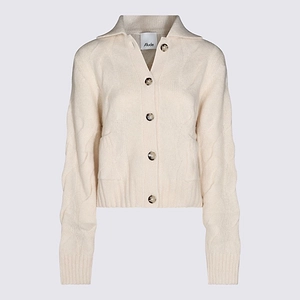 Allude Cable-Knit Buttoned Cardigan