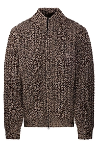Altea Chunky Zip-Up Knitted Jacket