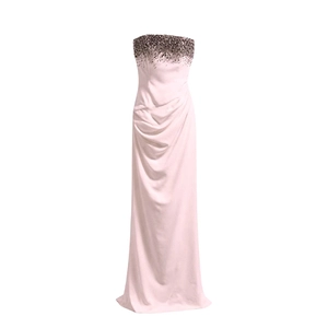 Amen Strapless Draped Gown
