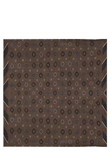 Altea Geometric Border Scarf