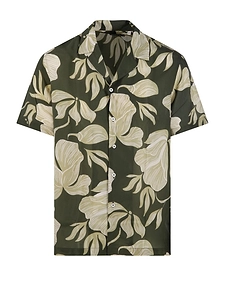 Altea Floral Print Short-Sleeve Shirt