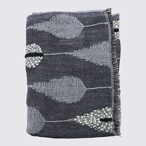 Altea Leaf-Jacquard Scarf