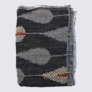 Altea Jacquard Leaf Pattern Scarf