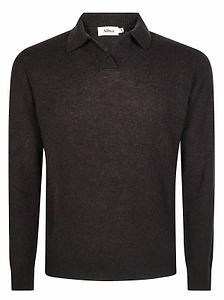 Altea Open Collar Knitted Polo Shirt