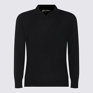 Altea Open Collar Knitted Sweater