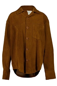 Ami Paris Buttoned Curved Hem Overshirt