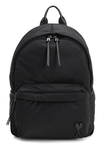 Ami Paris Logo-Detail Zip Backpack