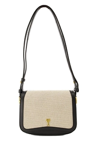 Ami Paris Logo Detailed Shoulder Bag