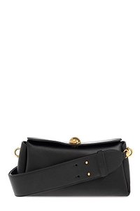 Ami Paris Logo Engraved Shoulder Bag