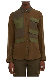Altuzarra Havens Patched Buttoned Shirt
