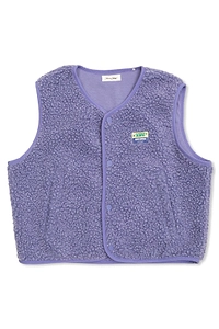 American Vintage Kids Fleece Button Vest