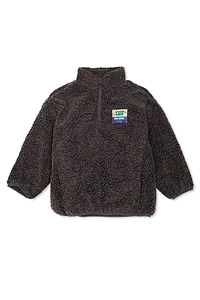 American Vintage Kids Fleece Half-Zip Sweatshirt