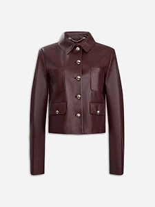 Altuzarra Pocket Detail Leather Jacket