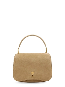 Ami Paris Logo Plaque Top Handle Bag