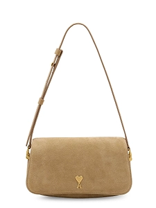 Ami Paris Logo Plaque Shoulder Bag