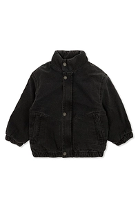 American Vintage Kids Quilted Denim Jacket