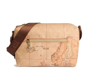 Alviero Martini Geo Map Shoulder Bag