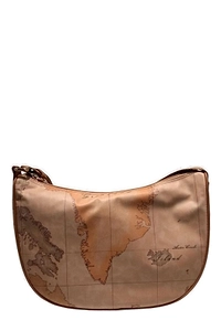 Alviero Martini Geo Soft Medium Halfmoon Crossbody Bag