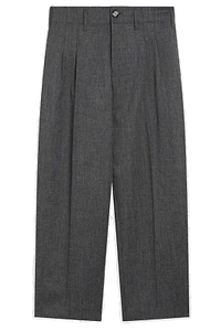 Ami Paris Pleated Straight-Leg Pants