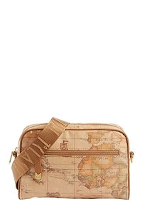 Alviero Martini Italian Map Zipped Crossbody Bag
