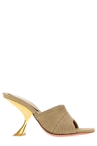 Amina Muaddi Taylor Woven Slippers