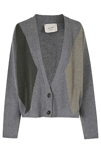 Alysi Argyle Knitted Cardigan