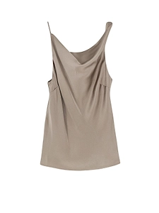 Alysi Asymmetric Draped Strap Top