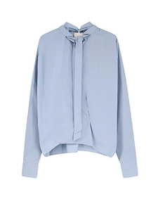 Alysi Bow Detail Asymmetric Top