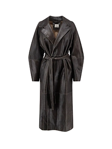 Alysi Belted Long Coat