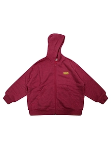American Vintage Kids Logo Printed Zipped Hoodie