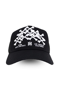 Amiri Bones Stacked Trucker Hat