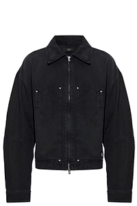 Amiri Boxy Zip-Front Denim Jacket