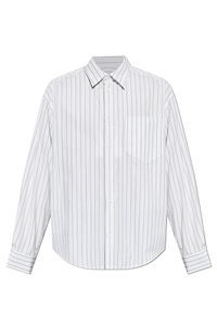 Ami Ami De Coeur Striped Boxy Shirt