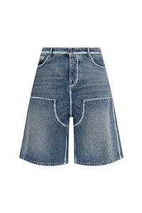 Amiri Contrast-Stitch Bermuda Shorts