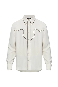 Amiri Contrast Piped Western Shirt